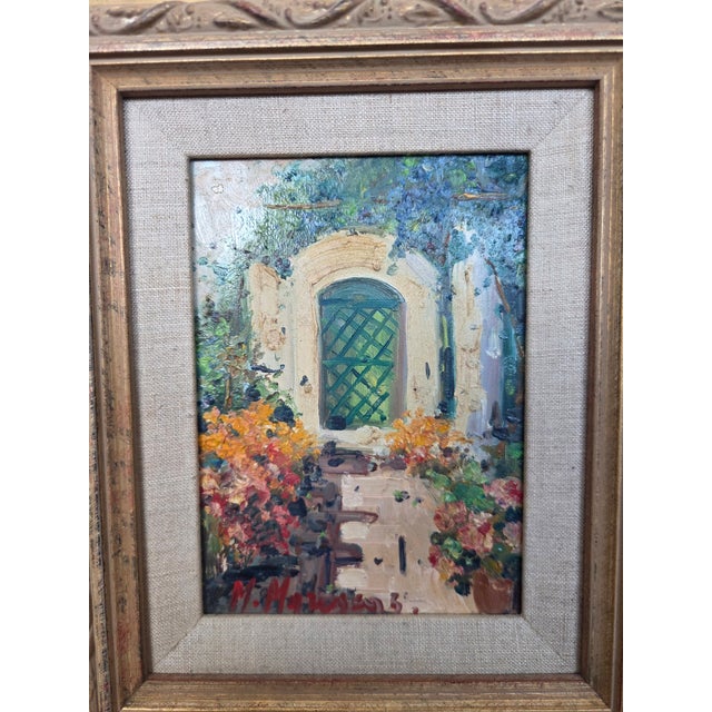 Impressionist Late 20th Century Italian Mario Maresca Serra (b.1912-1991) Impasto Oil Painting on Board For Sale - Image 3 of 10