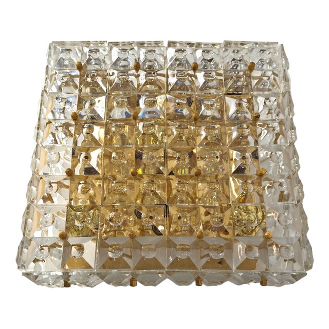 Ceiling Light in Glass from Kinkeldey, 1970s For Sale