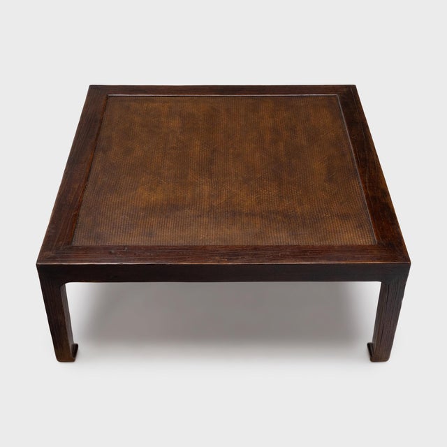 This woven-top table elevates the modern home as a statement coffee table with clean lines and rich textures. The square...