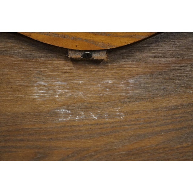 Wood Davis Cabinet Solid Walnut Country French Provincial Style Queen Size Headboard For Sale - Image 7 of 7