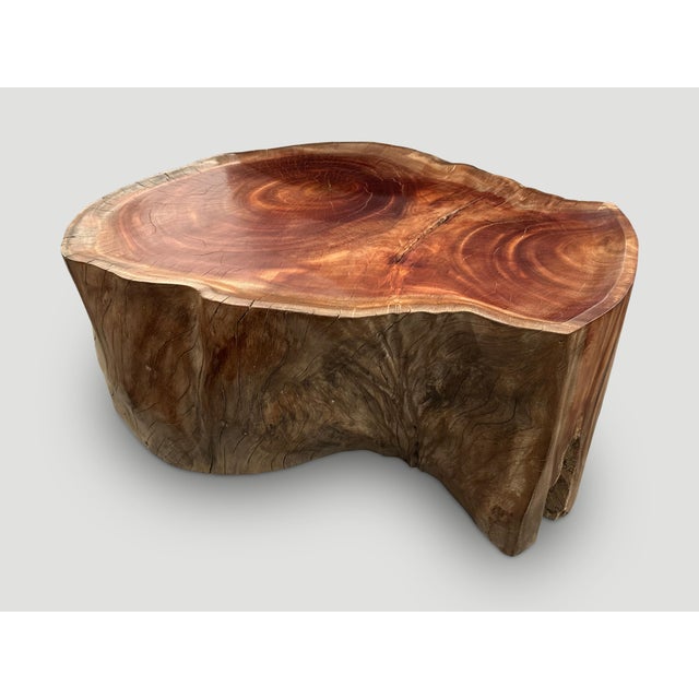 Wood Andrianna Shamaris Mahogany Wood Tray Style Coffee Table For Sale - Image 7 of 18