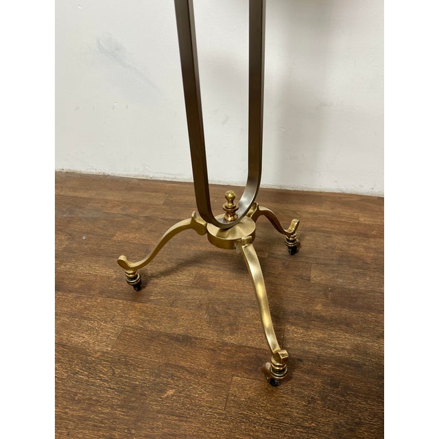 Brass C. 1960s Italian Mixed Metal Valet Stand With Horse and Hooves Motif For Sale - Image 8 of 9