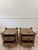 Wood Pelican Reef Vintage Bamboo and Rattan Pair of Nighstands For Sale - Image 7 of 12