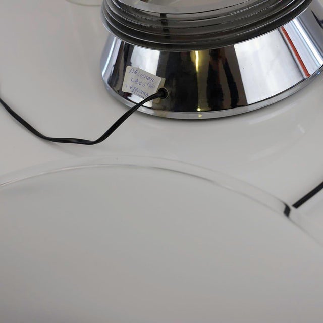 Murano Glass UFO Table Lamp from Effetre International, 1960s For Sale - Image 11 of 14