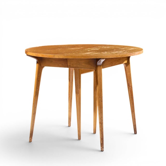 Brown Bertha Schaefer for Singer and Sons Mid Century Walnut Dining Table With 4 Leaves For Sale - Image 8 of 18