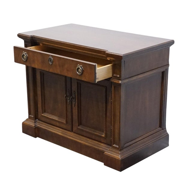 Wood Thomasville Furniture Grand Classic Collection Italian Provincial 30" Cabinet Nightstand 15711-820 For Sale - Image 7 of 14