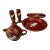 Fiestaware, Homer Laughlin,Trio of Hearts, Rare 6 Pc Discontinued Set For Sale