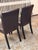 Animal Skin Crate & Barrel Lowe Dining Side Chairs, Set of Five For Sale - Image 7 of 12