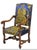 Traditional 19th-Century Neoclassical French Walnut Armchair For Sale - Image 3 of 6