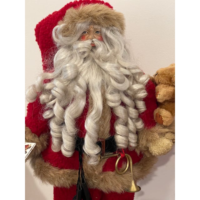 Splendid Pair Santa Claus 30” Display Figures For Sale In Miami - Image 6 of 6