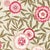 Harlequin Komovi Wallpaper in Azalea/Gilver - a Sample For Sale