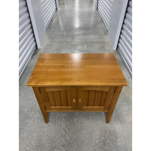 Farmhouse Ethan Allen Nightstand For Sale - Image 3 of 8
