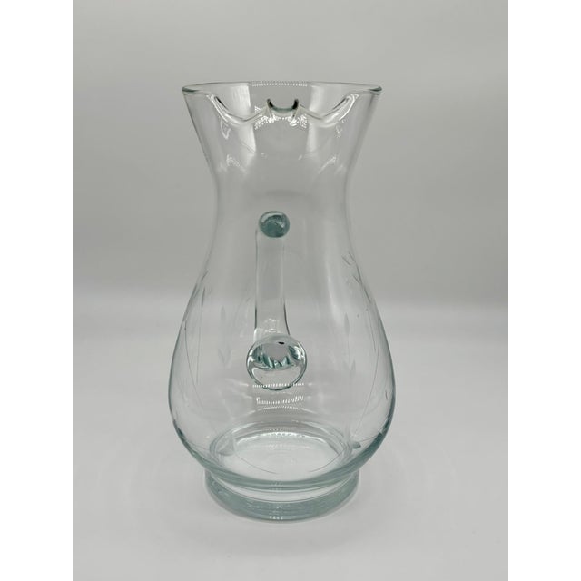 Vintage Princess House 72 Ounce Pitcher for Bar/Juice/Water, Heritage Pattern For Sale In Portland, ME - Image 6 of 8