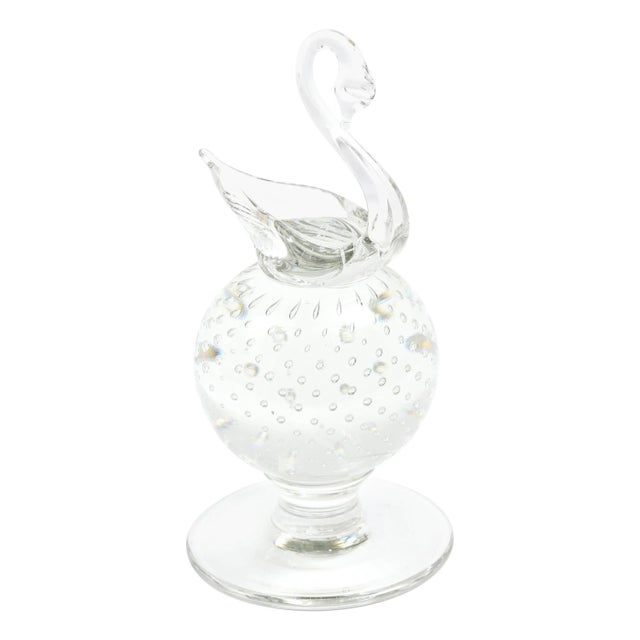 Pairpoint Blown Glass Paperweight, Figural Swan Motif, Vintage, circa 1950s - 4 Pieces For Sale - Image 9 of 9