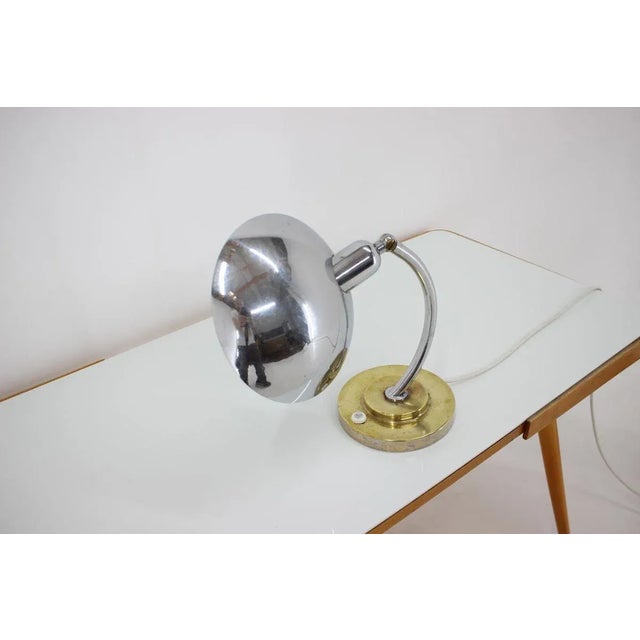 1950s Mid-Century Metal Table Lamp, 1950s For Sale - Image 5 of 12