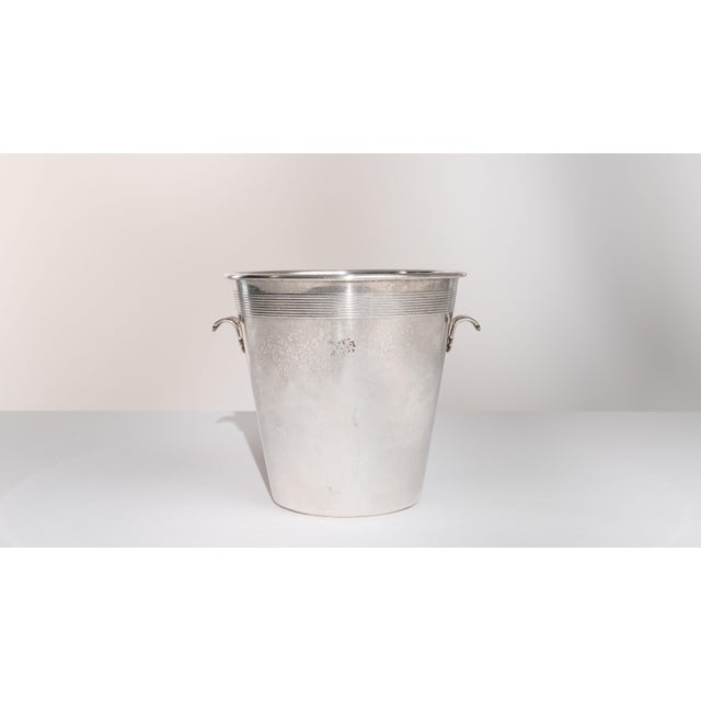 Mid 20th Century France Silver Ice Bucket For Sale - Image 14 of 15