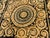 Hand Knotted Black and Gold Rug. 8'x 7'10" For Sale - Image 4 of 12