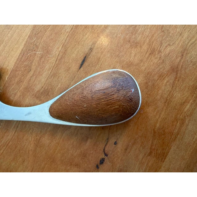 1960s Vintage Dansk Torun Mid-Century Modern Teak and Stainless Steel Cheese Knife For Sale - Image 5 of 6