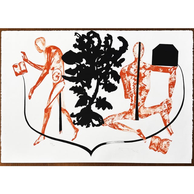 Atul Dodiya, Twins II, 1959, Lithograph For Sale - Image 3 of 11