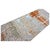 Gray 21st Century Indian Modern Wool & Silk 3x9 Grey, Rust, & Slate Runner Rug #1144152 For Sale - Image 8 of 11