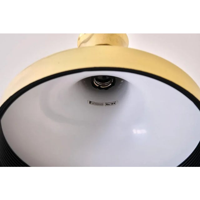 Metal Swedish Modern Pendant Light in Brass by Fagerhults Belysning, 1960s For Sale - Image 7 of 11