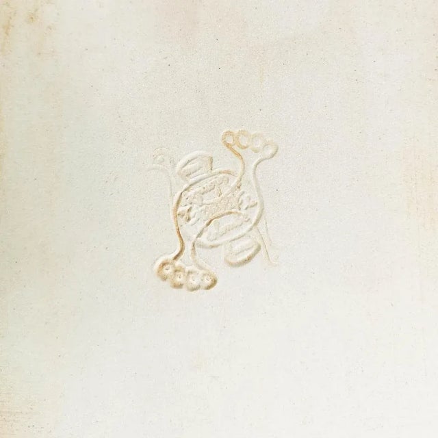 Ceramic French Ceramic Plate from Colombe, 1960s For Sale - Image 7 of 8