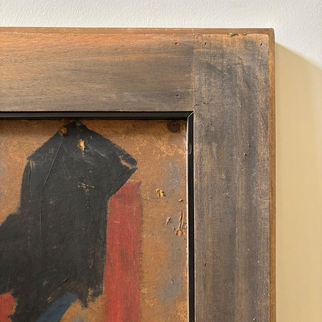 Arnout Colnot, Portrait of a Woman, Verso: Resting Boys, Oil on Board, 1960s, Framed For Sale - Image 18 of 18