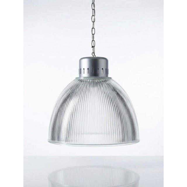 Industrial Pendant Light in Prismatic Glass, 1998 For Sale - Image 11 of 11