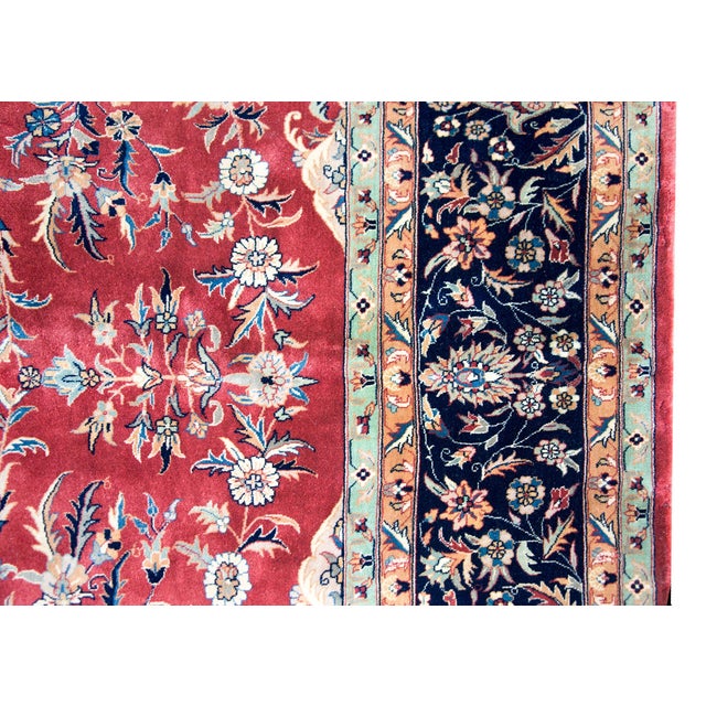 Vintage Indian Tabriz-Style Rug For Sale - Image 12 of 15