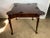 Burnt Umber George 11 Concertina Card Table For Sale - Image 8 of 17