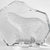 Glass Handmade Polar Bear Crystal Art Glass Paperweight Magnor of Norway For Sale - Image 7 of 12