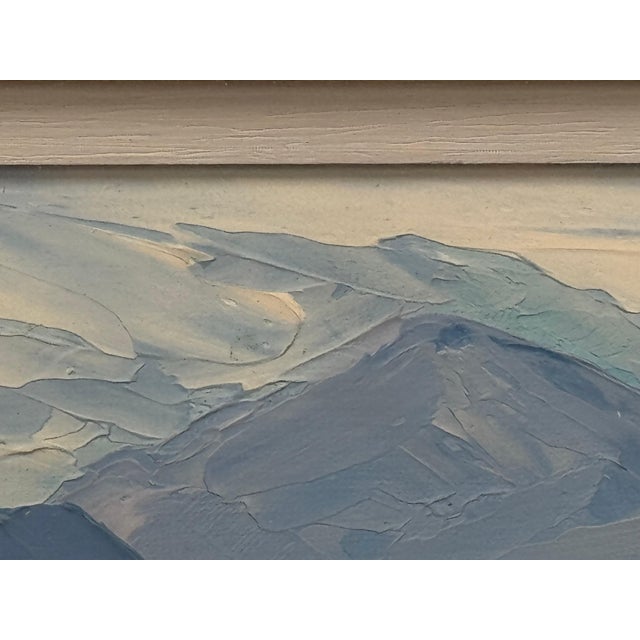 Small Oil of Cottages beside a Lake in Mountains on the Antrim Coast in Ireland 1985 Circa For Sale - Image 17 of 18
