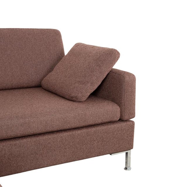 Textile Alba Corner Sofa in Fabric and Chrome from Brühl For Sale - Image 7 of 18