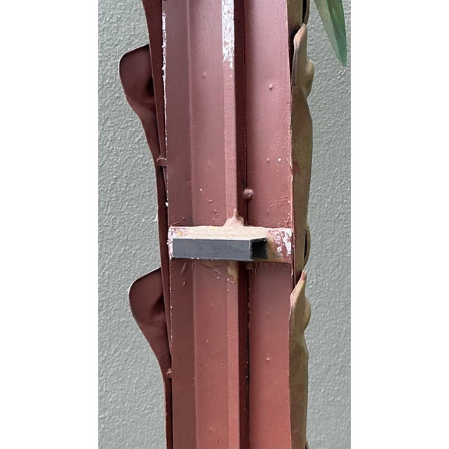Mid-Century Modern Vintage Monumental Punch Cut Palm Trees - A Pair For Sale - Image 3 of 12
