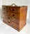 Wood Vintage Japanese Tansu Wood & Brass Six-Drawer Jewelry Chest For Sale - Image 7 of 12