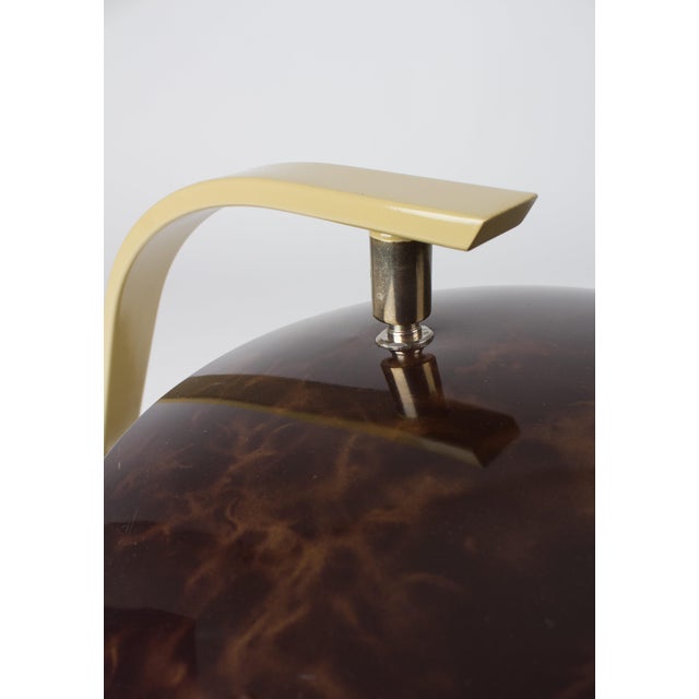 Mod Carey 520 Desk Lamp in Faux Tortoiseshell by Luis Pérez De La Oliva for Fase, Spain, 1970s For Sale - Image 10 of 18