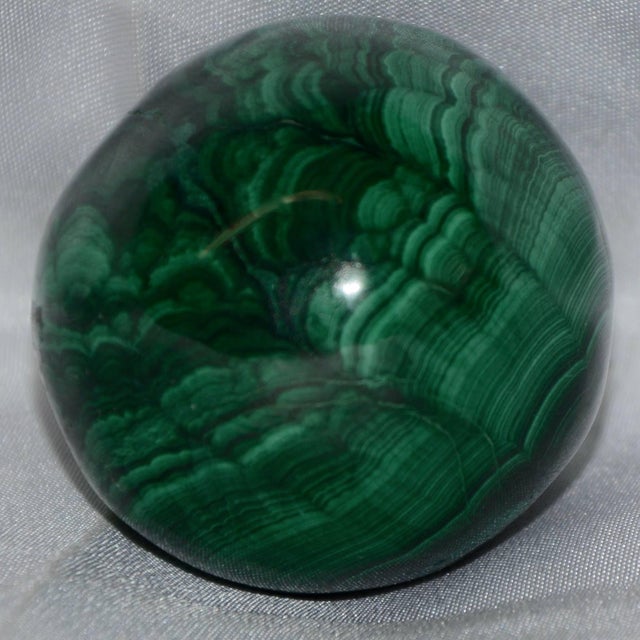 Midcentury Green Malachite Egg For Sale In Nashville - Image 6 of 7