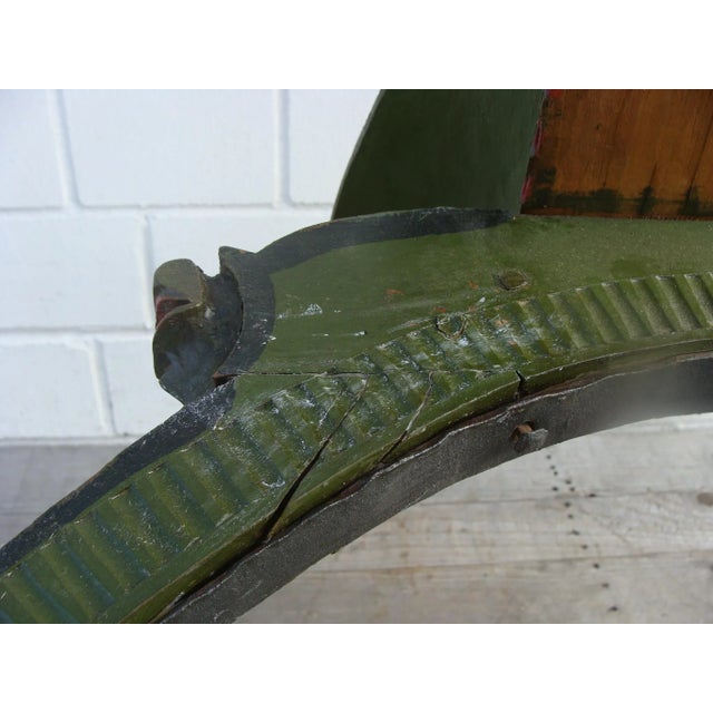 Metal Antique Iron Sled For Sale - Image 7 of 18