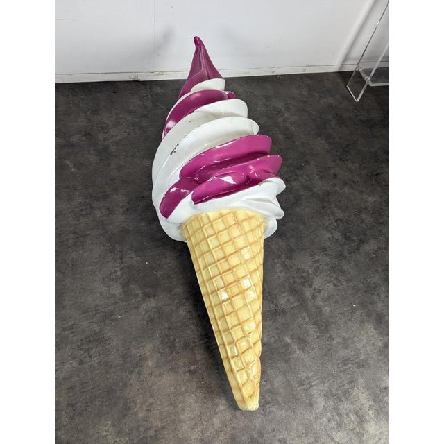 Large Advertising Ice Cream Cone in Resin For Sale - Image 4 of 8