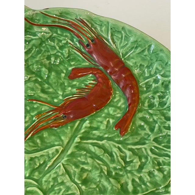 Ceramic Majolica Lobster Platter Choisy Le Roi, French c.1930 For Sale - Image 7 of 11