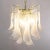 Murano Glass Crystal and White Glass Petal Ceiling Lamp, 1990s For Sale - Image 10 of 12