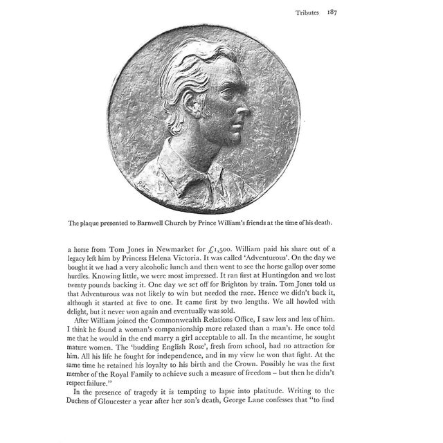 "William of Gloucester: Pioneer Prince" 1977 St Aubyn, Giles For Sale In New York - Image 6 of 14