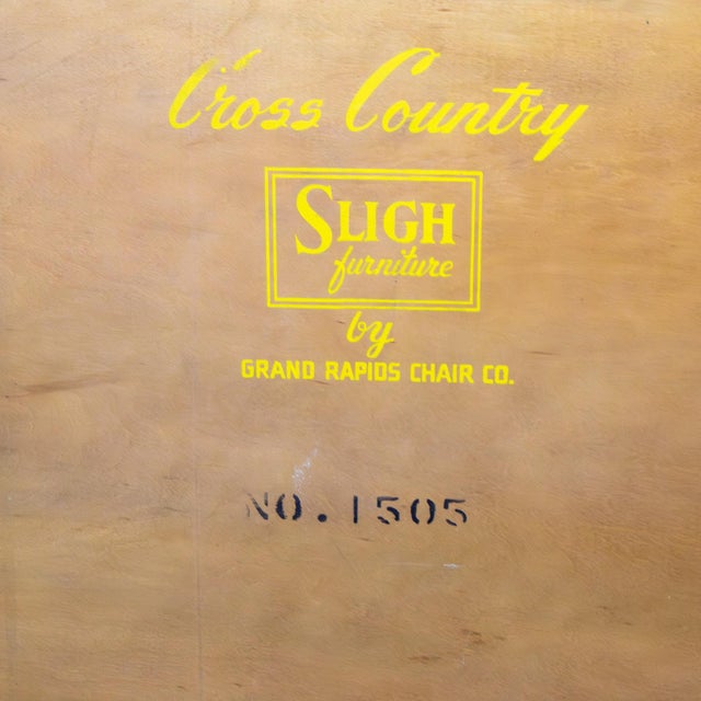 Mid-20th Century MCM Dresser by Sligh Furniture Cross Country Line With Black Painted Frame For Sale - Image 10 of 18