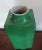 Green 19th Century Chinese Monochrome Green Crackle Glaze Cong Shaped Vase For Sale - Image 8 of 11