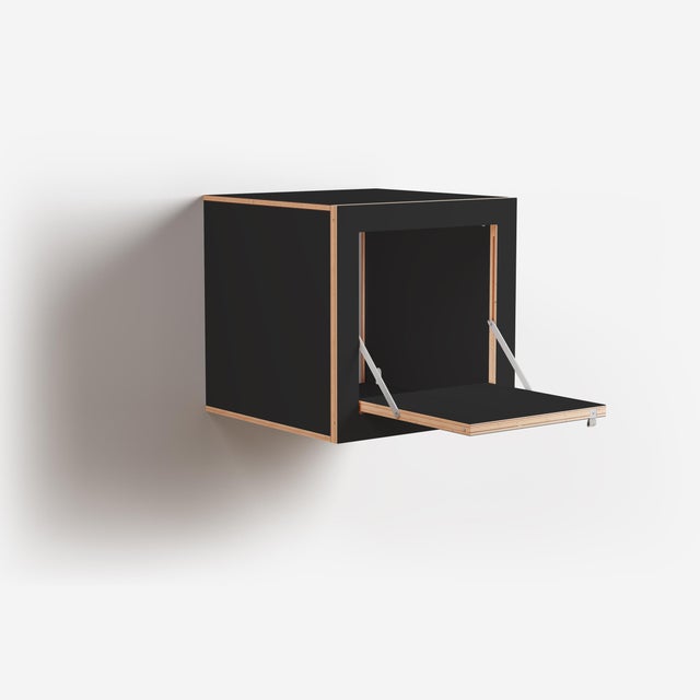 40x40x40 Fläpps Box Nightstand from Ambivalenz For Sale - Image 10 of 12