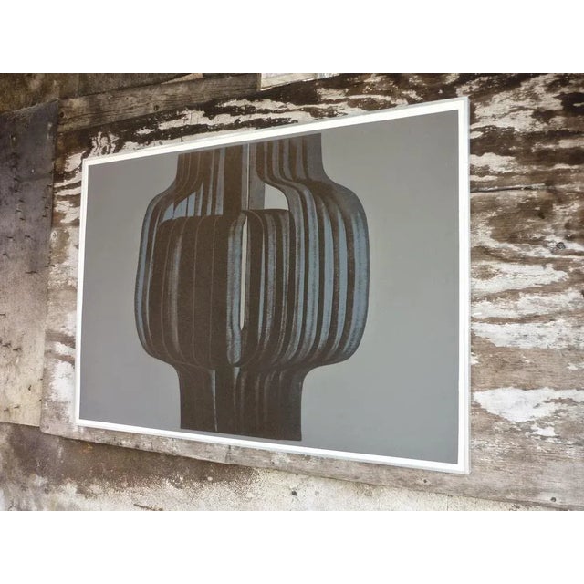 Jagoda Buić, Untitled, Felt Fibers on Cardboard, Framed, Set of 2 For Sale - Image 10 of 11