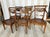 Early 19th Century Set of 5 Italian Neoclassical Dining Room Chairs With Giltwood Dolphin Backs For Sale - Image 4 of 4