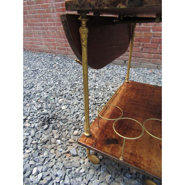 Available right now we have this absolutely stunning bar cart by Aldo Tura, circa 1950s Italy. Often imitated, but never...