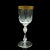 1920s Set of 4 Antique French Glass Wine Glasses For Sale - Image 11 of 13