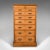 1890's Antique Banker's Chest of Drawers For Sale - Image 6 of 12